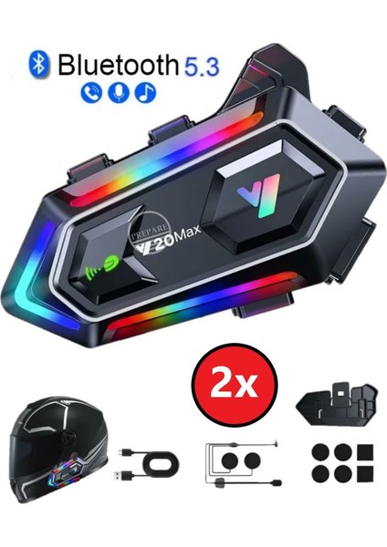 Y20 Max Rgb Su Geçirmez Çift Bağlantılı Intercom