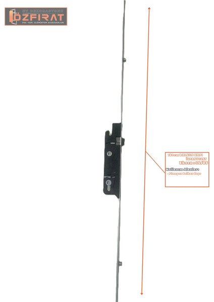 Pvc Kapı Ispanyolet 180CM-BALKON Tip-Ito