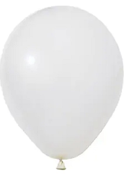 20 Adet 12 Inç 30 cm Pastel Beyaz Balon Doğum Günü Süsleme