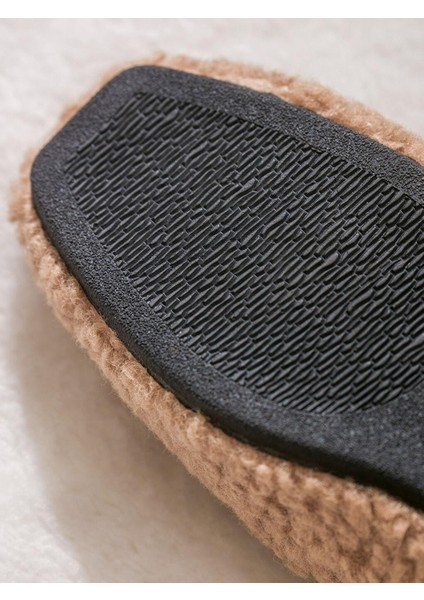 Bej Pelüş Kadın Ev Ayakkabısı (S5) indirimleri