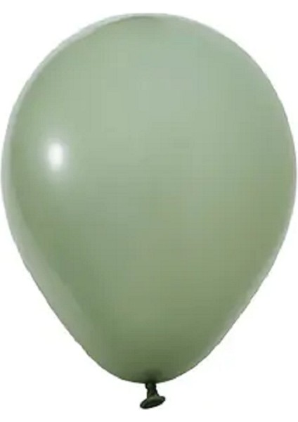20 Adet 12 Inç 30 cm Pastel Küf Yeşili Balon Doğum Günü Süsleme
