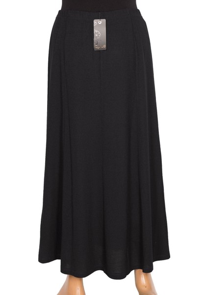 Kadın Firuze Parçalı Astarlı Siyah Etek