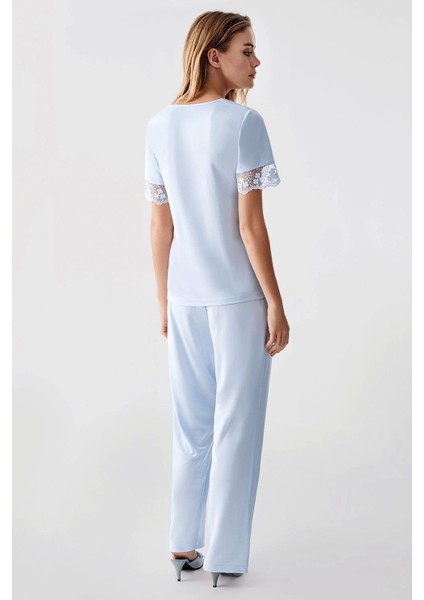 321 Kadın Sabahlıklı Pijama Takımı