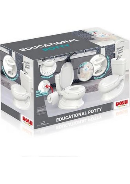 Nessiworld Dolu Nuve Potty Lazımlık 2 In 1 Bej
