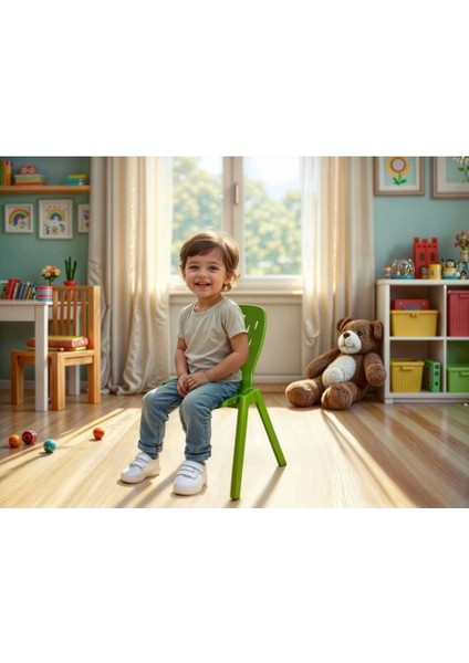 Nessiworld Renkli Tekli Sandalye