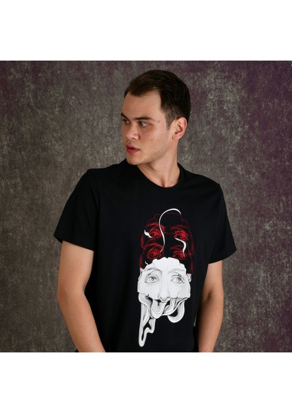 Eyes Erkek Baskılı T-Shirt modelleri