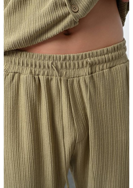 Fitilli Baggy Erkek Jogger Pantolon