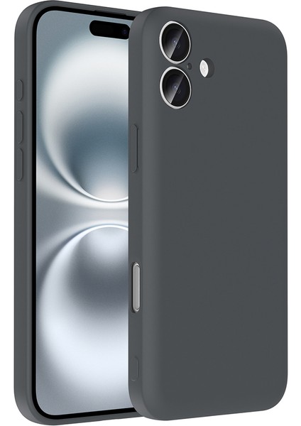 Apple iPhone 16 Plus Kılıf Kamera Korumalı Esnek Silikon Içten Kart Bölmeli Vitra Kapak