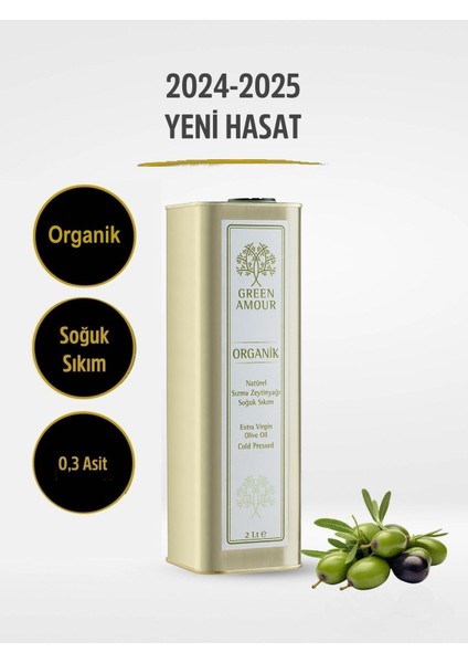 Soğuk Sıkım 0,26 Asit Zeytinyağı 2 lt