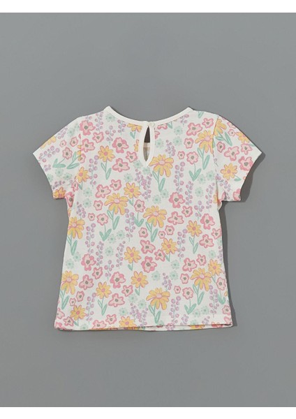 Bisiklet Yaka Çiçekli Kız Bebek Pijama Takımı (S5) fırsatları