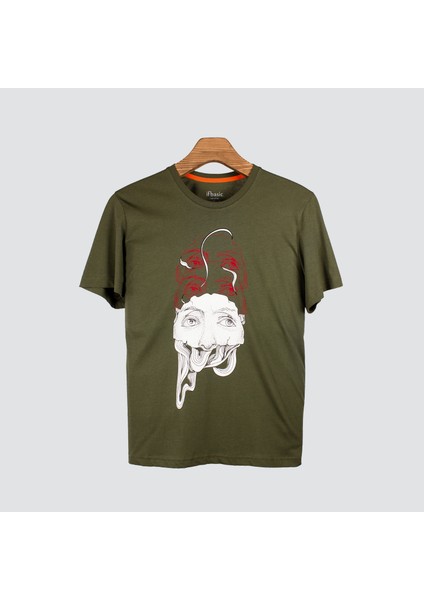 Eyes Erkek Baskılı T-Shirt