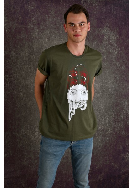 Eyes Erkek Baskılı T-Shirt modelleri