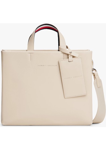 Th Establıshed Med Shopper Kadın Bej Çanta AW0AW17508ACI