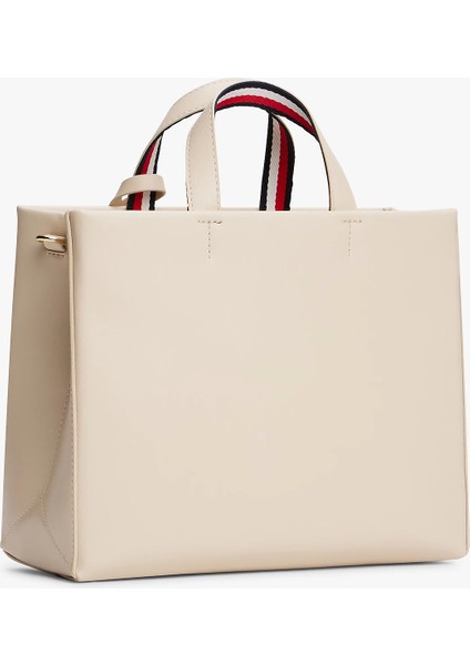Th Establıshed Med Shopper Kadın Bej Çanta AW0AW17508ACI