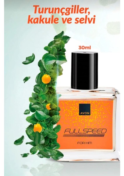 Full Speed Erkek Parfüm Yeni Seri Edt 30 ml