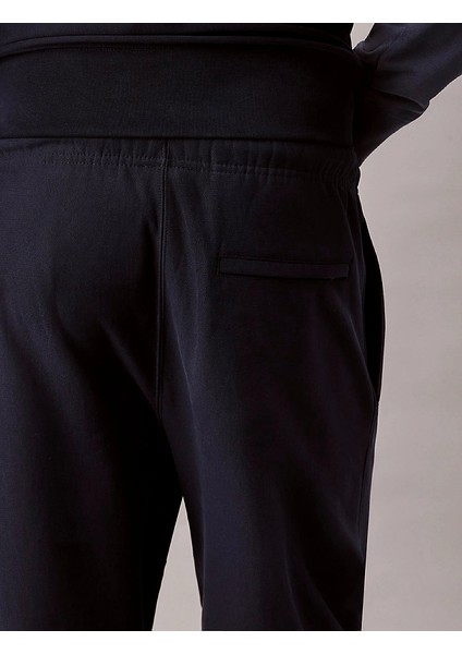 Premıum Terry Monogram Jogger Erkek Mavi Eşofman Altı LV04RC279G-CEF