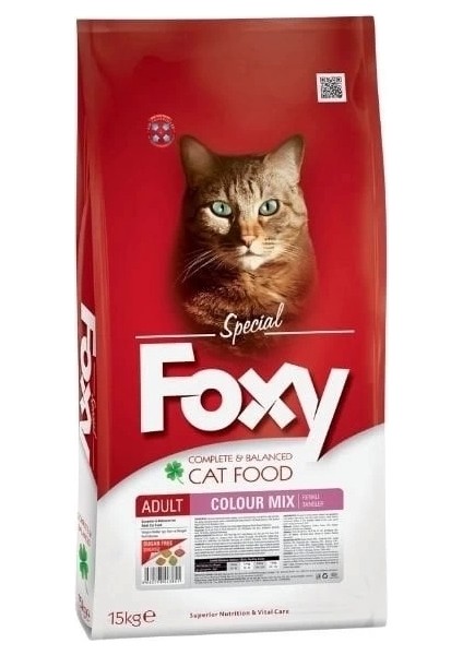 Foxy Colour Mix Yetişkin Kedi Maması 15 kg