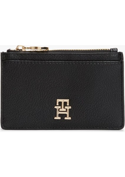 Th Dıstınct Long cc Holder Kadın Siyah Kartlık AW0AW17481BDS