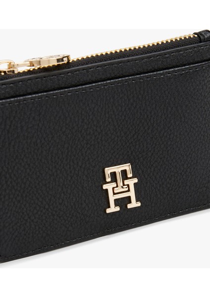 Th Dıstınct Long cc Holder Kadın Siyah Kartlık AW0AW17481BDS