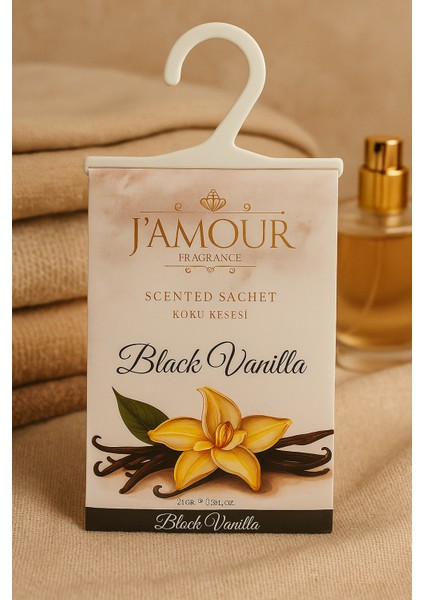 Black Vanilla Askılı Dolap ve Çekmece Kokusu