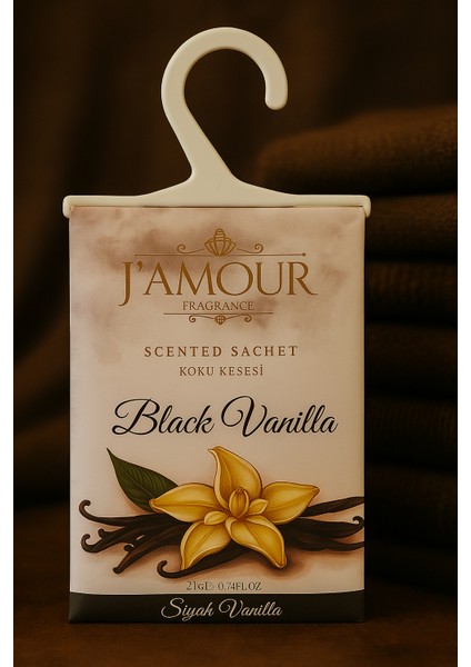 Black Vanilla Askılı Dolap ve Çekmece Kokusu