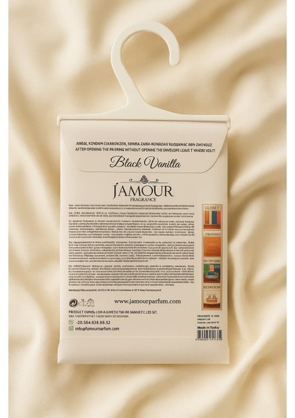 Black Vanilla Askılı Dolap ve Çekmece Kokusu