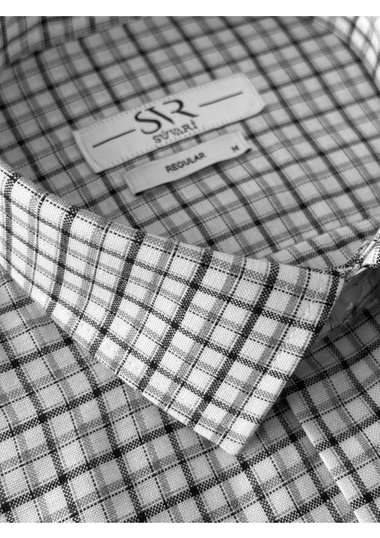 Bol Kesim Cepli Ekose Desenli Kısa Kol Erkek Gömlek fiyatları