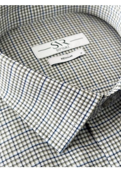 Bol Kesim Cepli Ekose Desenli Kısa Kol Erkek Gömlek fiyatları