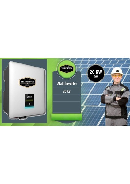On Grid Öztüketim 20 Kw Kva Trifaze Solar Güneş Paneli Paket Sistemi indirimleri