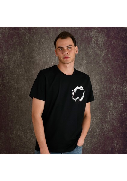 Connect Pocket Erkek Baskılı T-Shirt modelleri