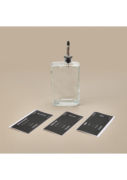 Cam Yağlık Sirkelik - Şeffaf / Siyah - 500 ml fiyatları
