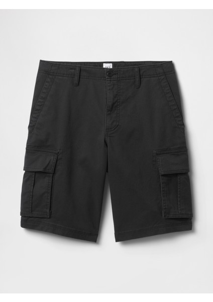 Erkek Siyah 11" Essential Kargo Şort fiyatları