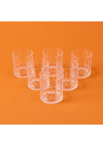Vanni 6'lı Cam Su Bardağı - Şeffaf - 450 ml fiyatları