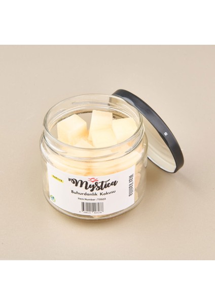 Wax Vanilla Küp Buhurdanlık Kokusu - Beyaz - 7x9 cm modelleri
