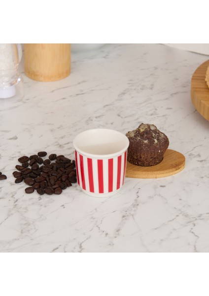 Kitchen Have Fun Espresso Fincanı - Kırmızı - 80 ml modelleri
