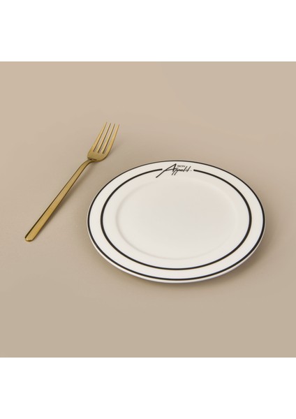 Kitchen Elegant Curves Porselen Pasta Tabağı - Siyah / Beyaz - 20 cm fiyatları
