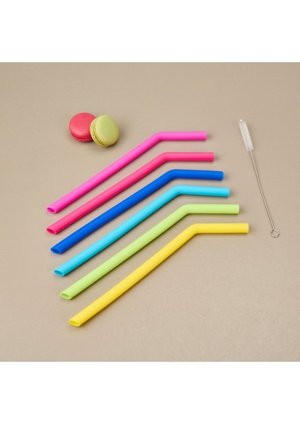 Silikon 6'lı Pipet Seti - Renkli fiyatları