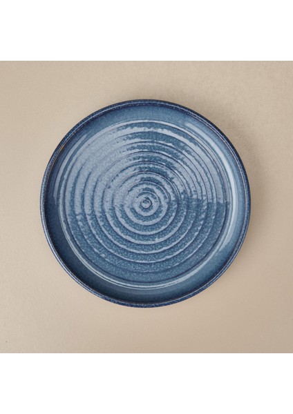 Zest Düz Tabak - Mavi - 21 cm
