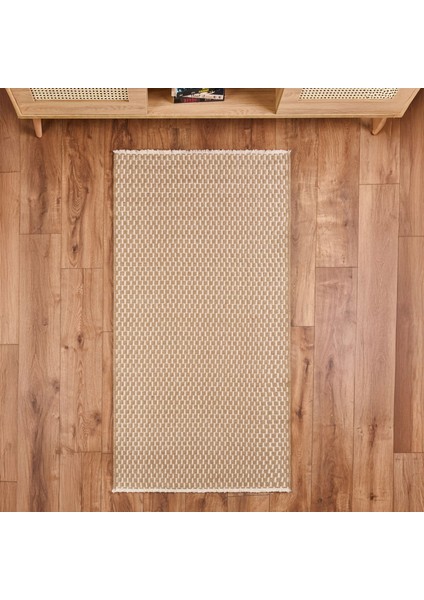 Soft Vime Halı - Bej - 80X150 cm