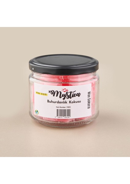 Wax Sakura Küp Buhurdanlık Kokusu - Kırmızı - 7x9 cm