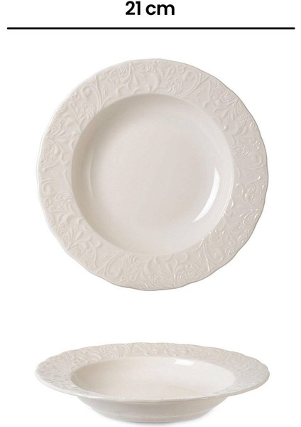 07998 Pera Çukur Tabak - 21 cm
