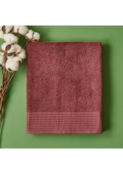 Soft Premium Yüz Havlusu - Bordo - 50X90 cm