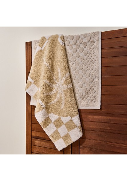 Soft Palm Tufting Banyo Paspası - Bej - 60X90 cm modelleri