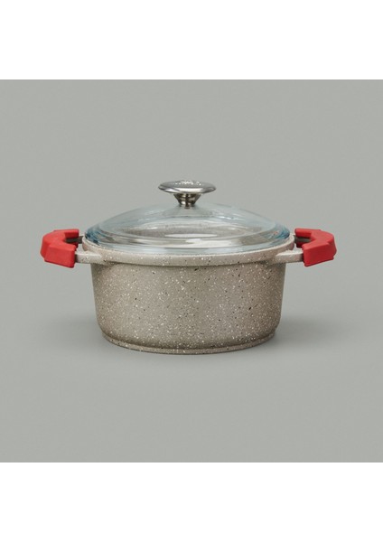 Döküm Tencere - Siyah - 20 cm
