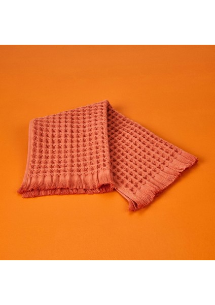 Soft Waffle Mutfak Havlusu - Kiremit - 30X45 cm fiyatları
