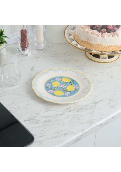 Kitchen Limecello Porselen Pasta Tabağı - Renkli - 20 cm fiyatları