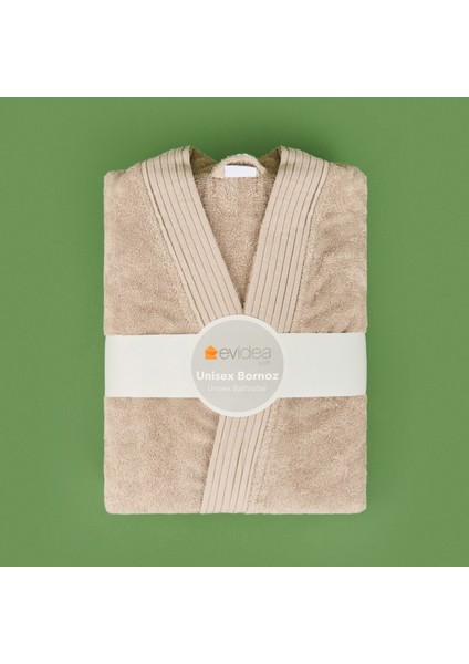 Soft Premium Unisex Bornoz - Bej - L / Xl modelleri