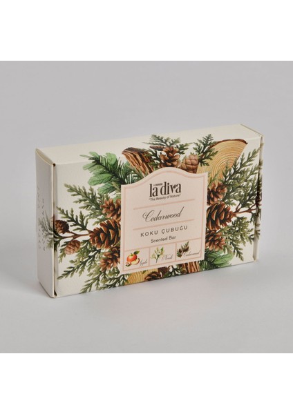 Diva Cedarwood Koku Çubuğu - Beyaz - 165 gr