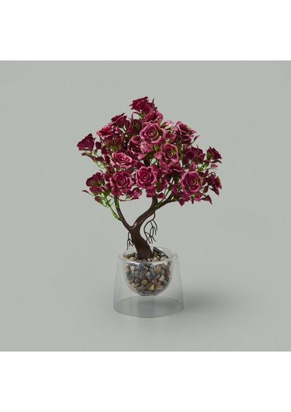 Dekor Yapay Gül Ağacı - Asorti - 26X20 cm modelleri