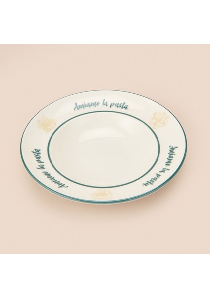 Kitchen Amiamo La Pasta Makarna Tabağı - Beyaz - 27 cm fiyatları